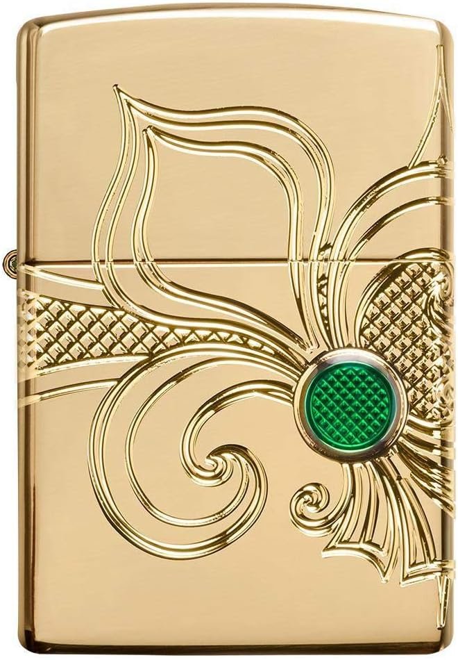 Zippo Fleur de Lis Multicut Armor | Vista frontal con el elegante diseño de Flor de Lis.