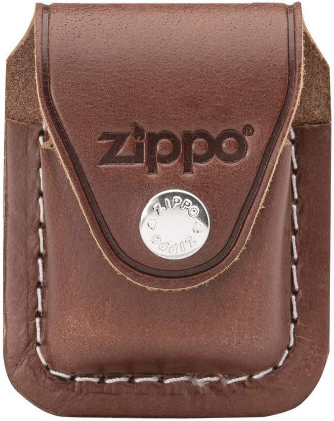 Estuche de cuero genuino para mechero Zippo